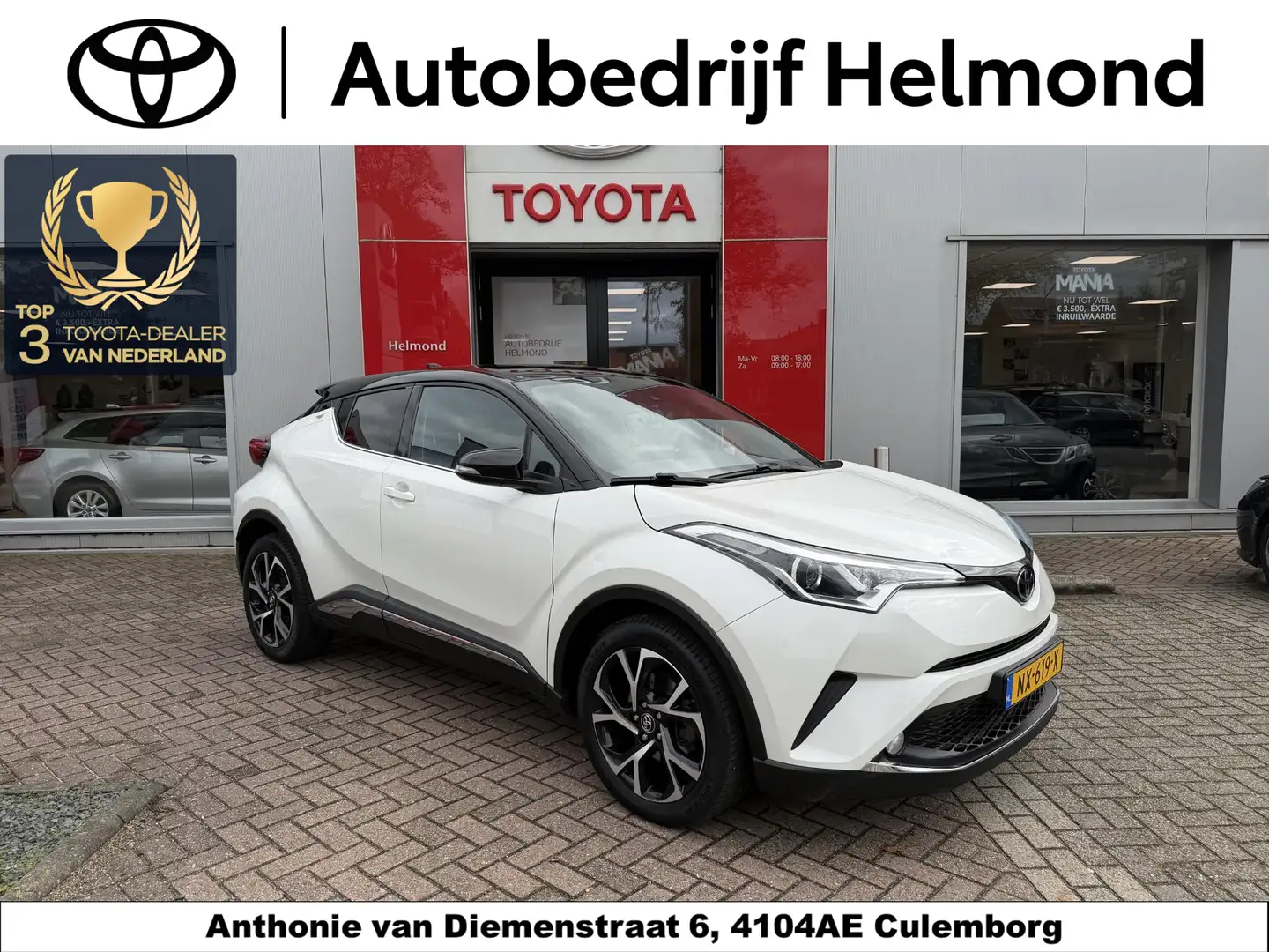 Toyota C-HR 1.2 Bi-Tone Wit - 1