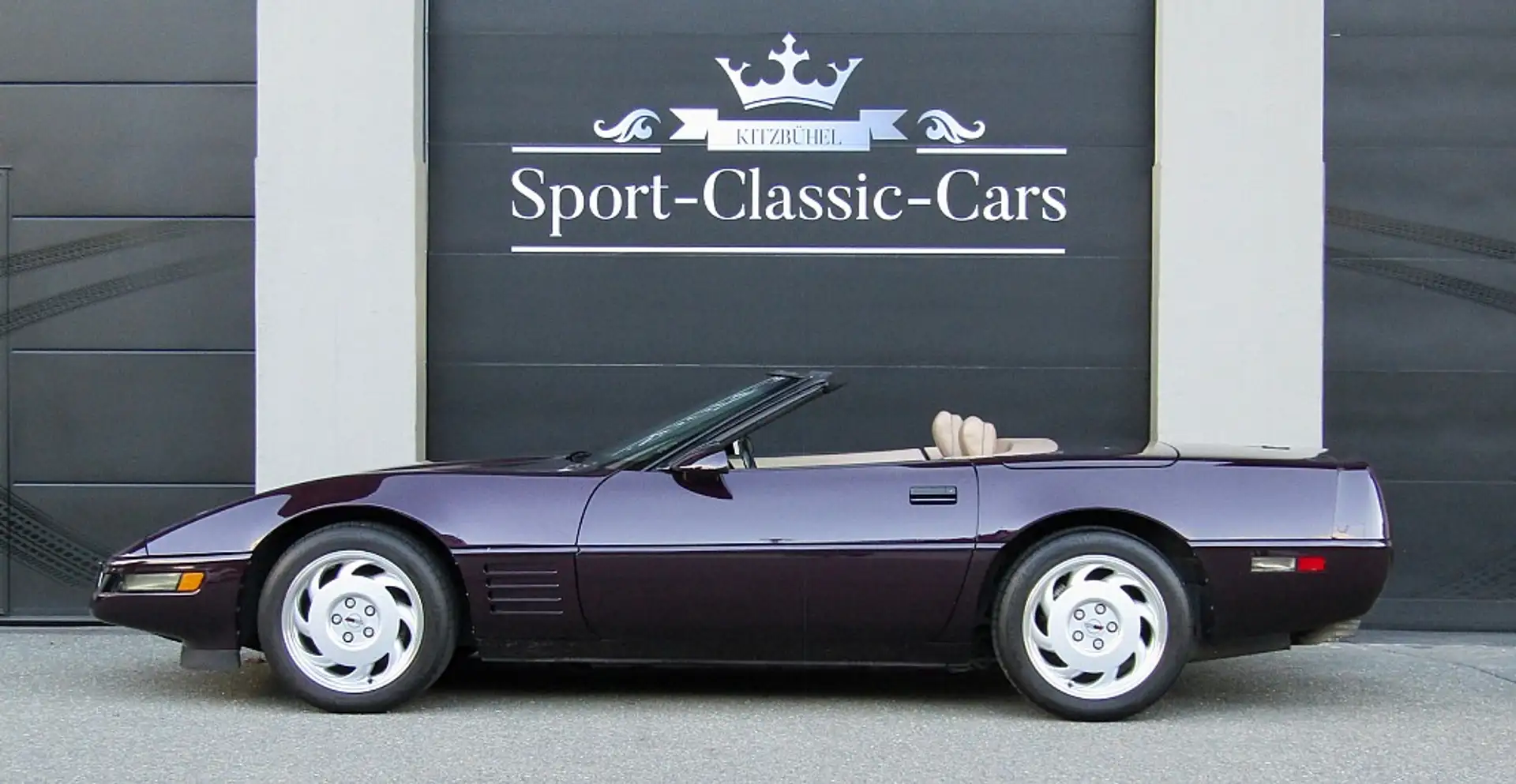 Corvette Sonstige Corvette C4 Cabrio 1.Besitz Oldtimertypisierung! Violett - 1