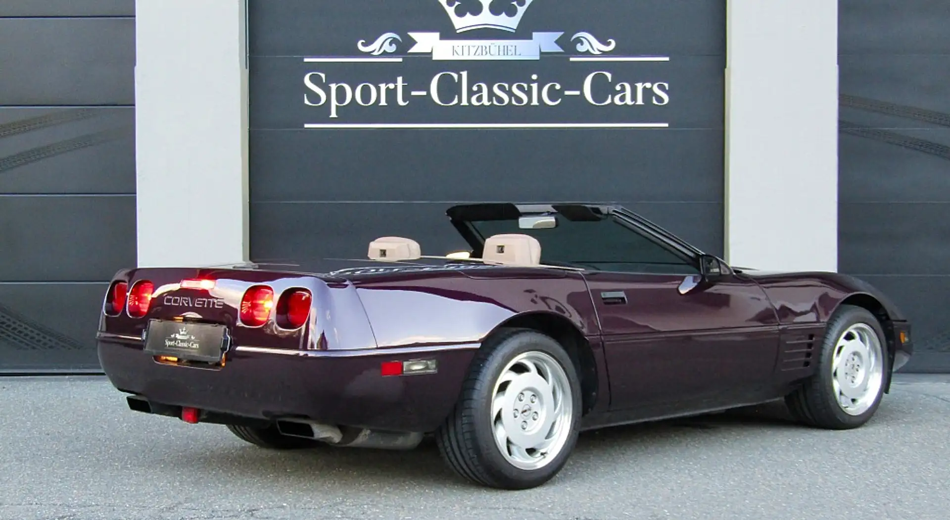 Corvette Corvette C4 Cabrio 1.Besitz Oldtimertypisierung! Violett - 2