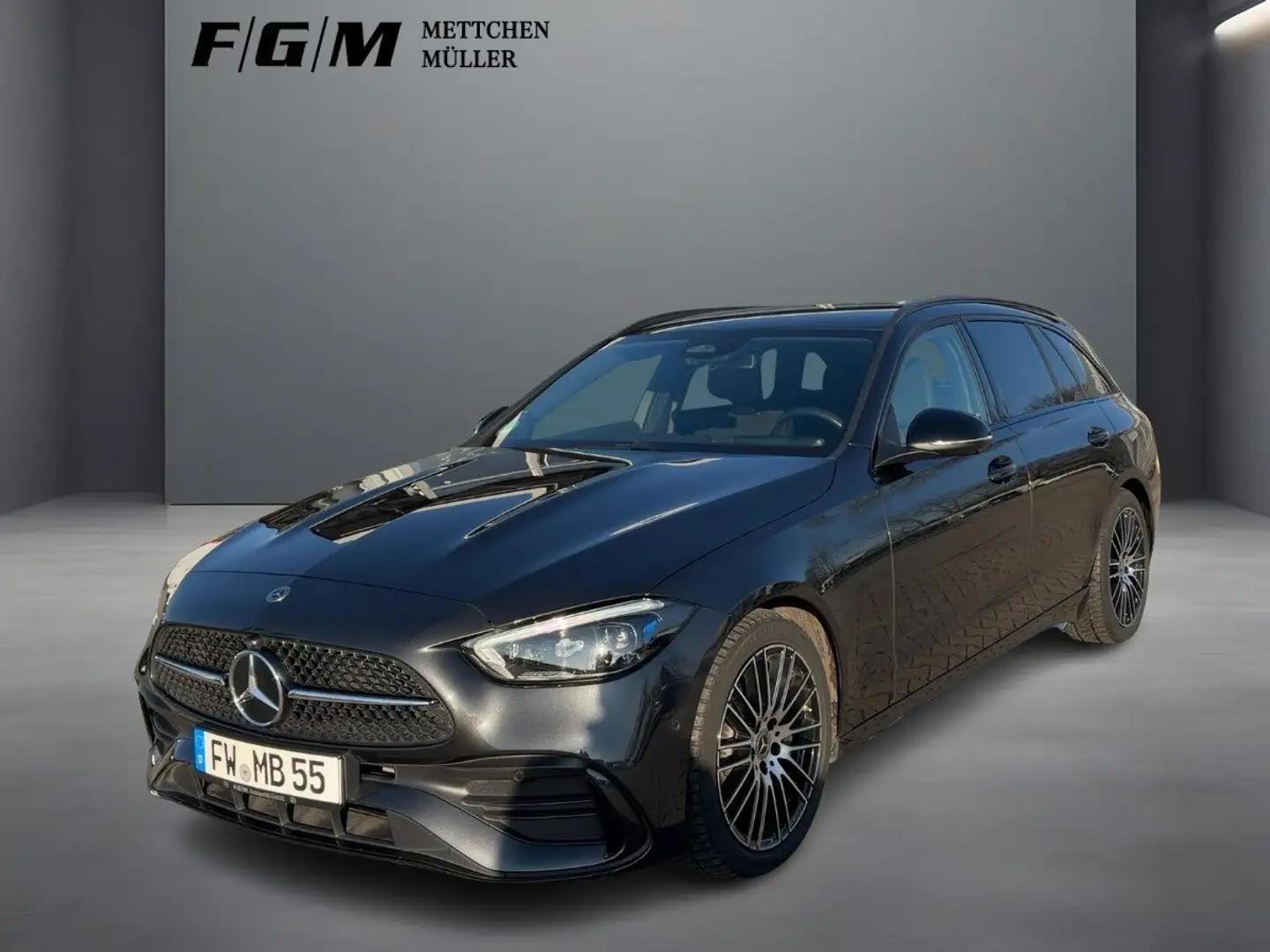 Mercedes-Benz C 200 d T AMG Line Burm|DigiLight|360|Distronic Grau - 2