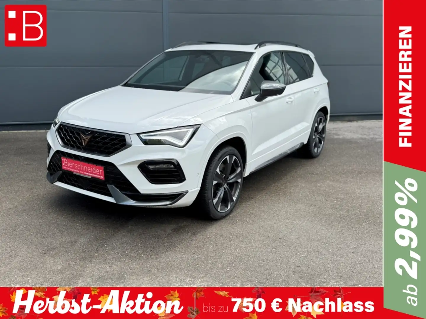 CUPRA Ateca 2.0 TSI DSG 4Drive PANORAMA 19 AREA-VIEW NAVI PARK Weiß - 1