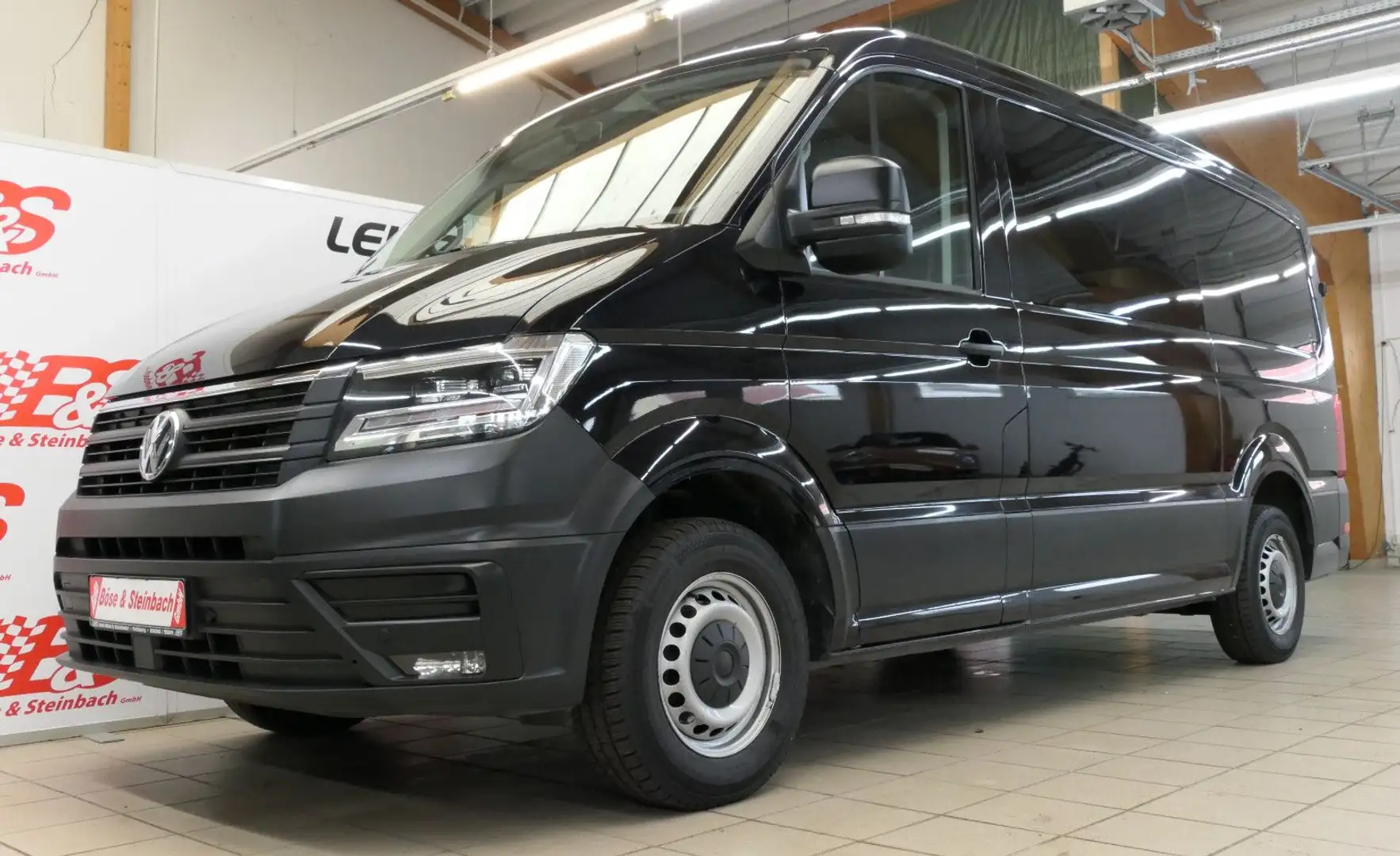 Volkswagen Crafter Kombi DSG LED 8-Sitzer PDC ErgoFahrersit Zwart - 1