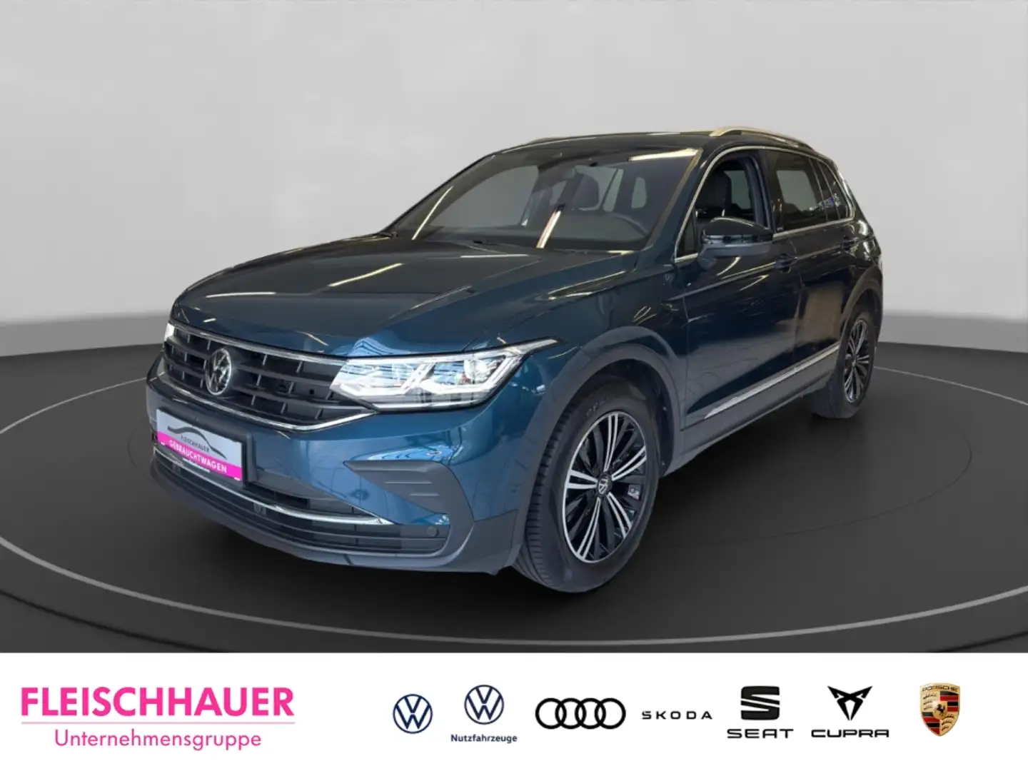 Volkswagen Tiguan Move 1.5 TSI Matrix+Navi+AHK+18''+360°+VC+App-conn Blau - 1