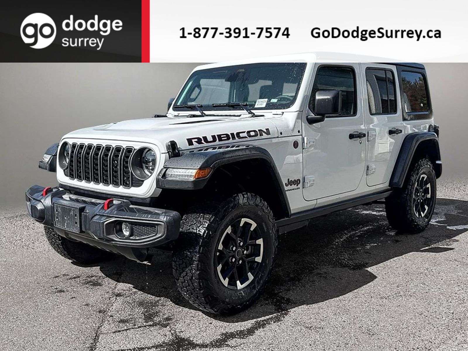 2026 Jeep Wrangler Rubicon + 4X4/NAV/REAR VIEW CAM/APPLE CARPLAY/REMO