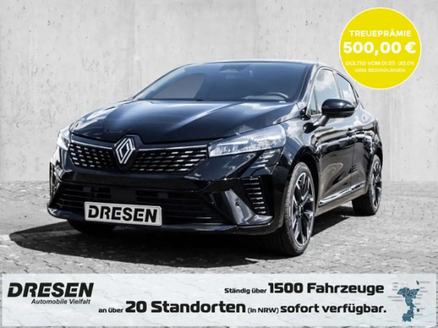 Renault Clio Techno TCe 90 NAVI PDC Carplay LED Schwarz - 1