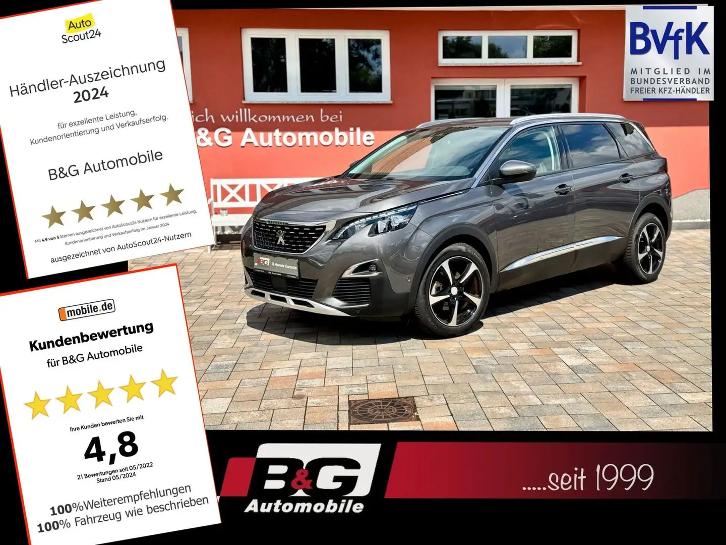 Peugeot 5008 Allure Gris - 1