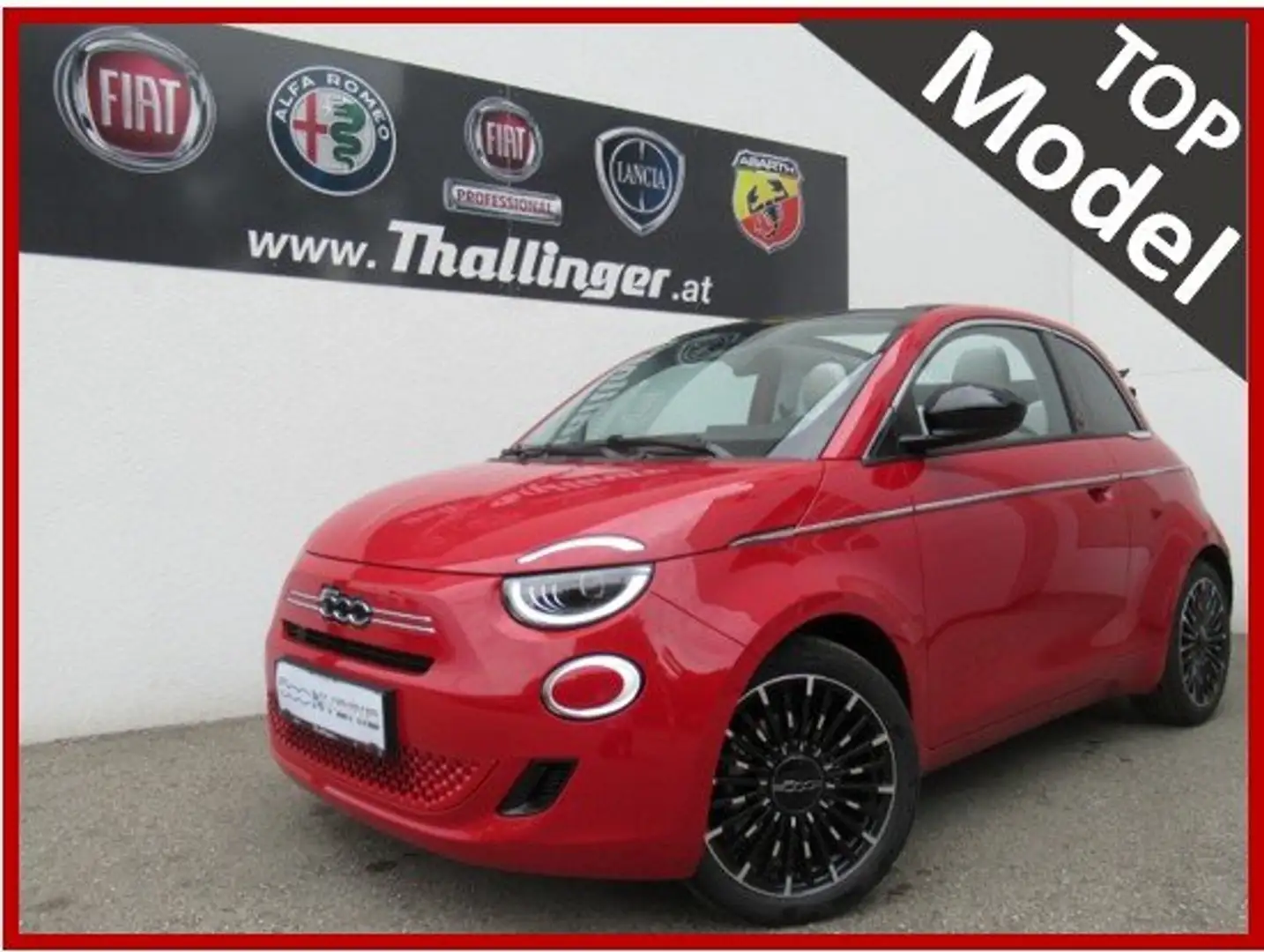 Fiat 500C Hybrid Cabrio La Prima **TOP VERSION** Rot - 1