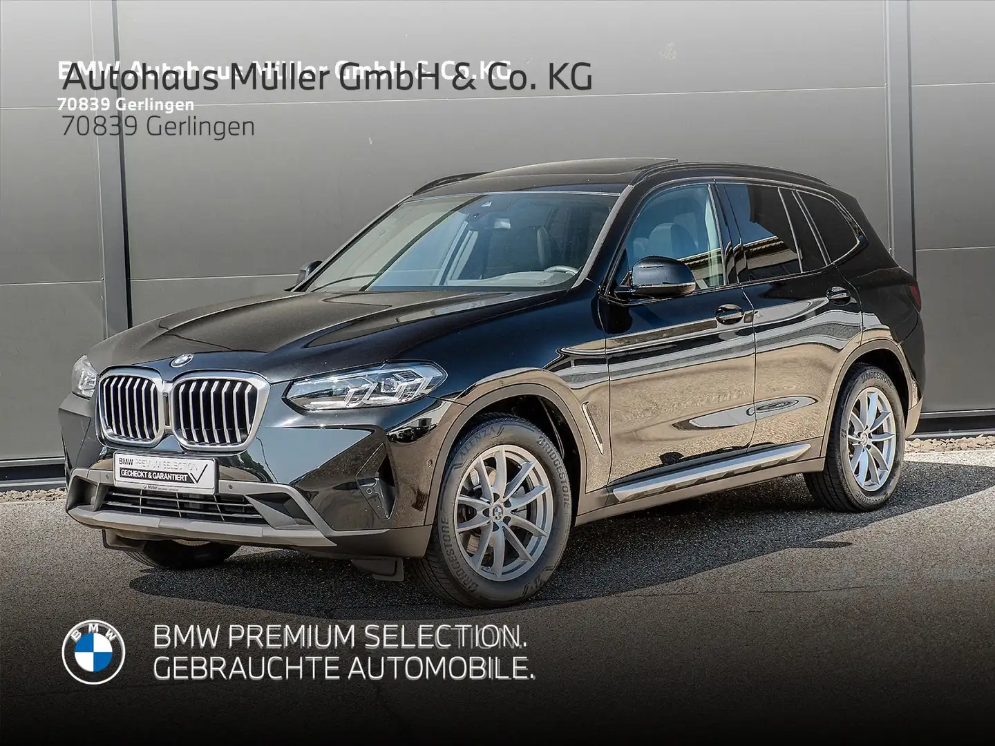 BMW X3 xDrive20i A GSD AHK AdaptLED Kamera HiFi 1VB Schwarz - 1