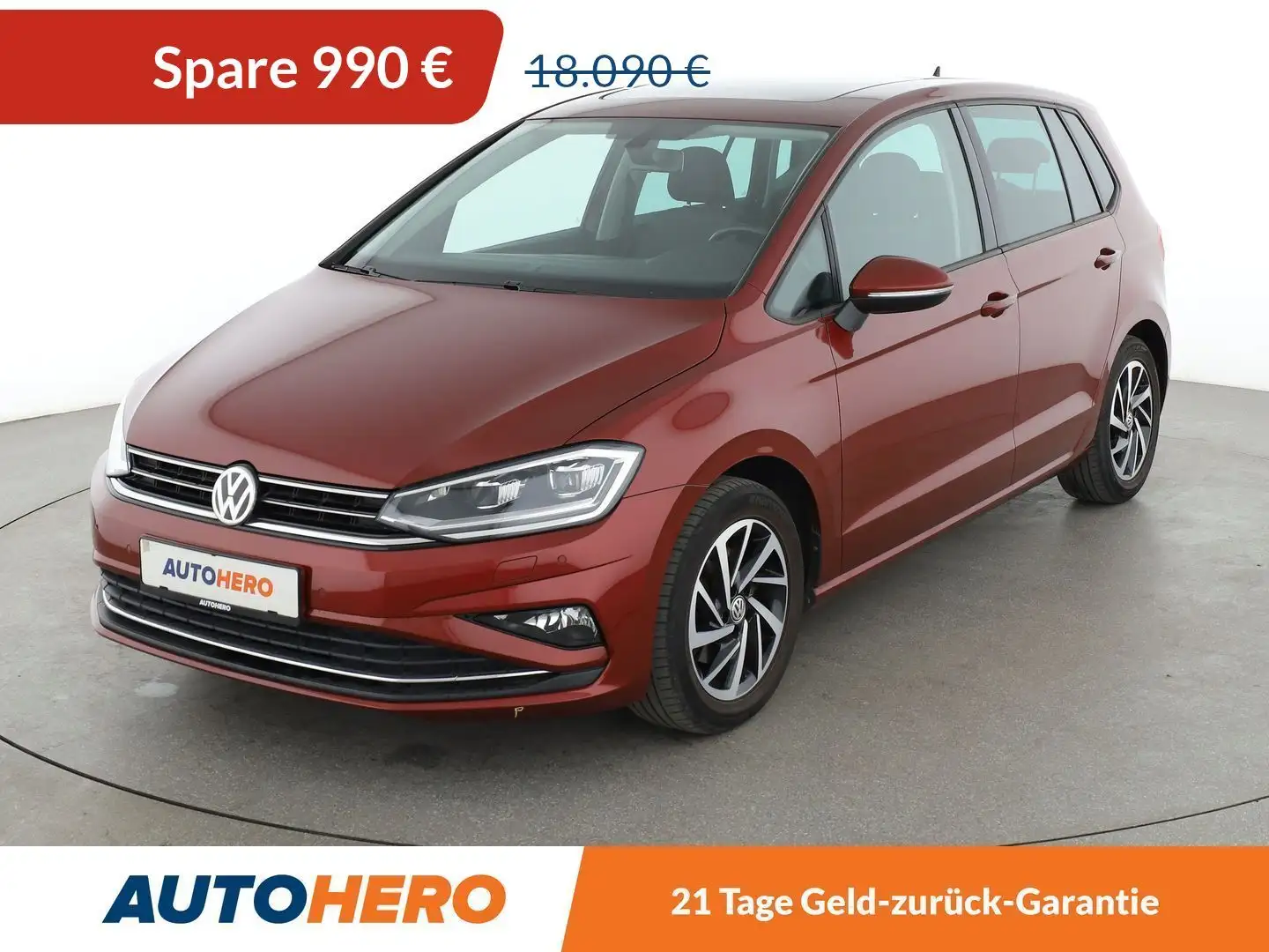 Volkswagen Golf 1.5 TSI ACT Comfortline*NAVI*LED*ACC*PDC*KLIMA* Rot - 1