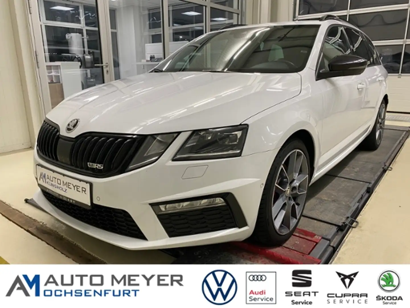 Skoda Octavia Combi RS 2.0 TDI Sport Kamera NAVI LED Weiß - 1