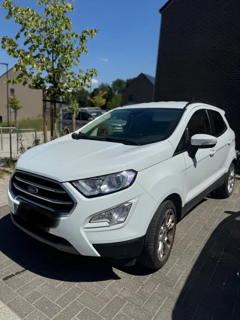 Ford EcoSport 1.0 EcoBoost FWD Titanium (EU6d) Blanc - 1