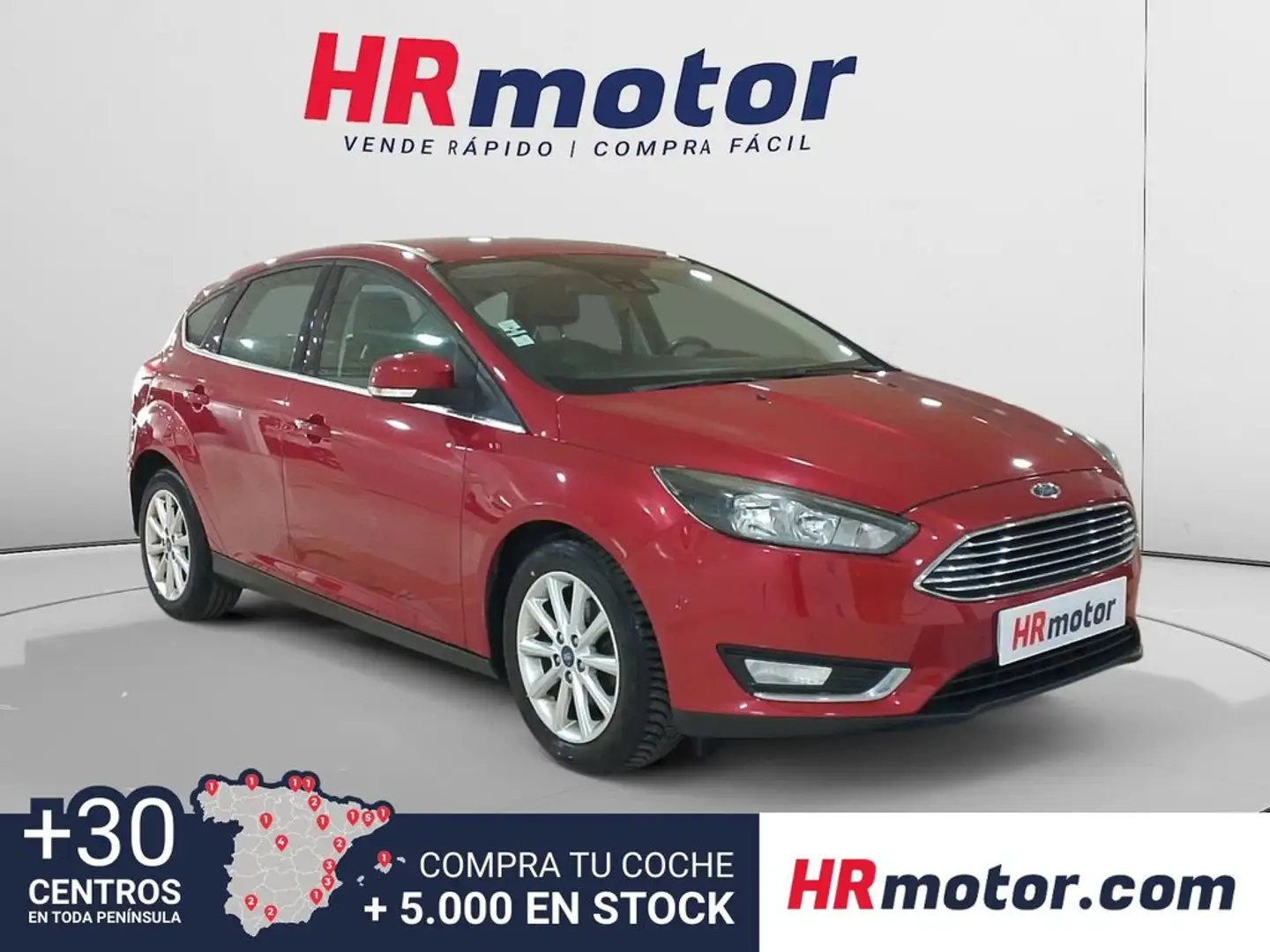 Ford Focus Titanium Rouge - 1