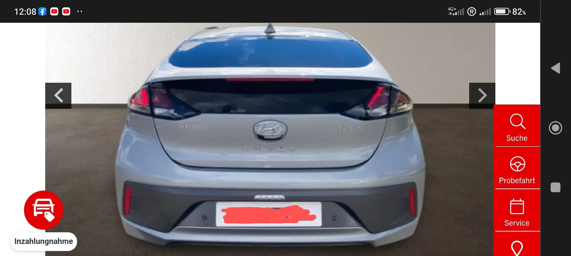 Hyundai IONIQ Plug-in hybrid Level 6 ( Voll Ausstattung) Argent - 2