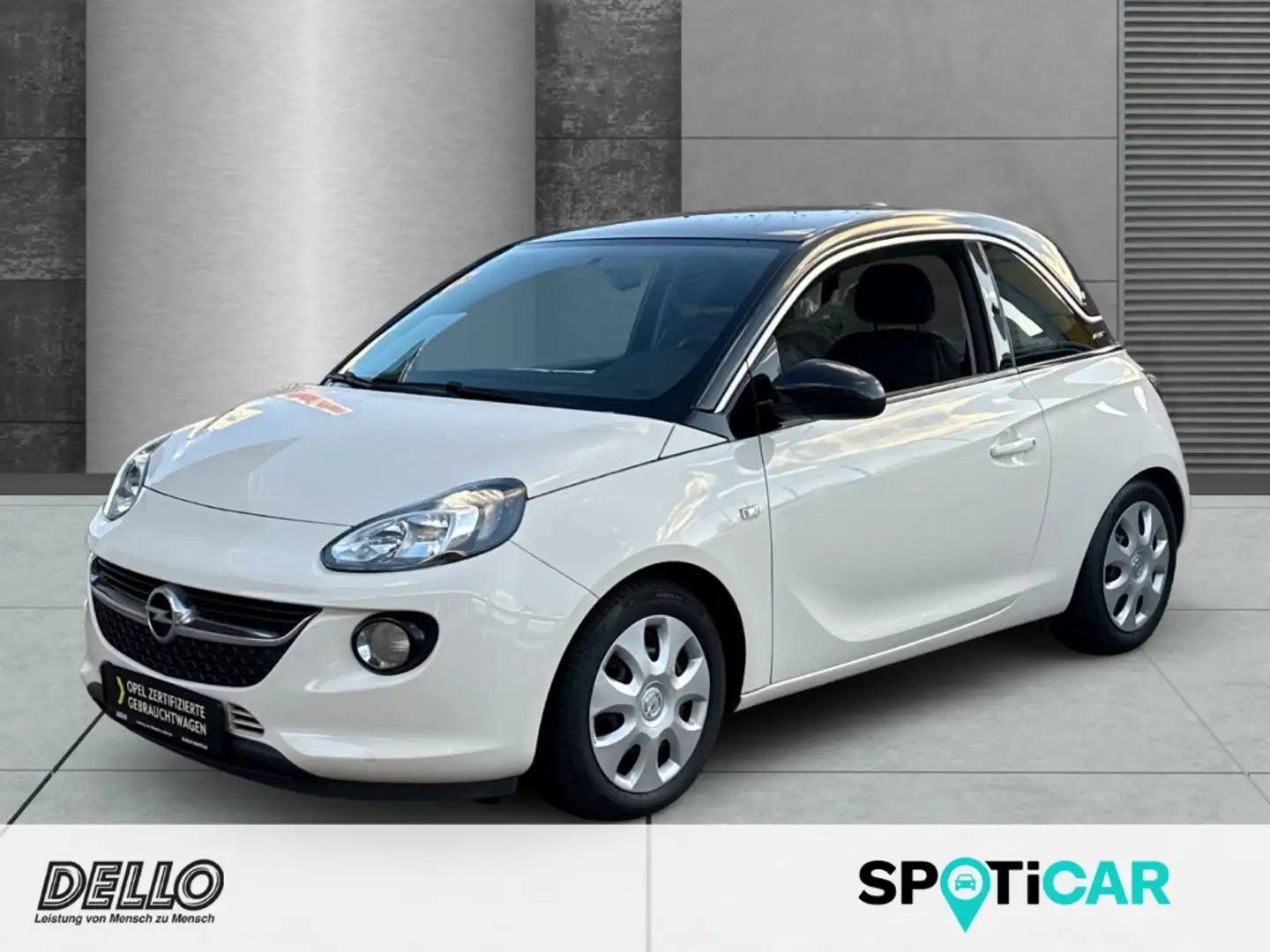 Opel Adam Slam 1.0 Sitzh. Klima 8x Räder Leder Bluetooth Weiß - 1