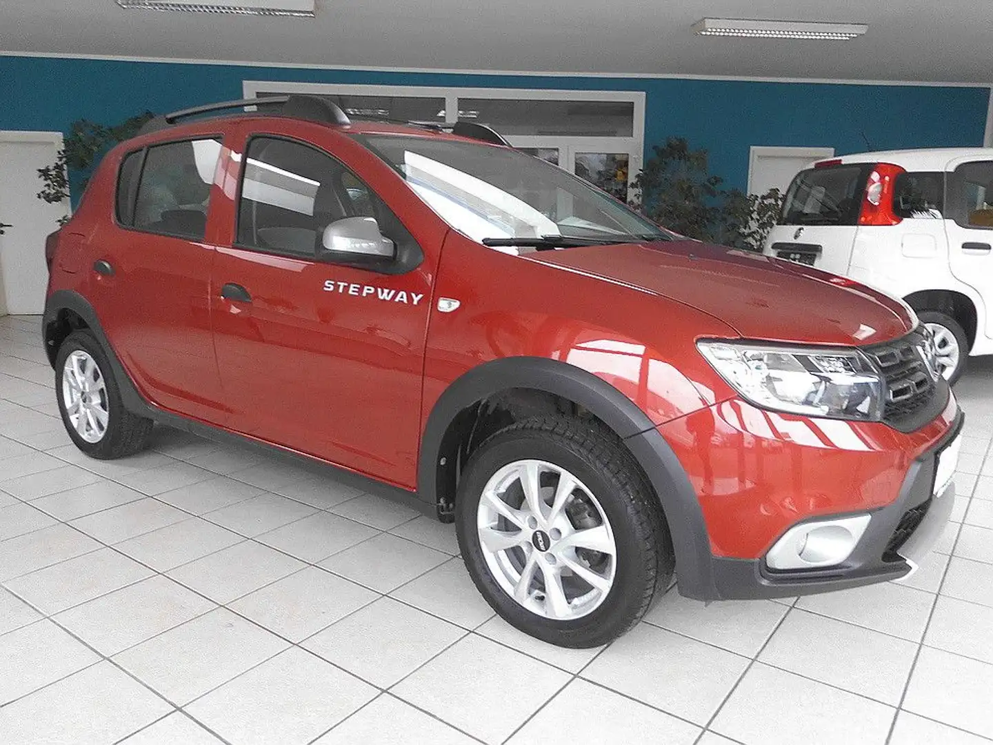 Dacia Sandero II Stepway Prestige 1.Hand Orig. 21tkm. Rojo - 2
