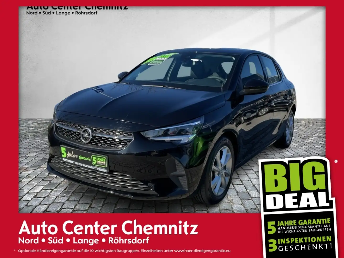 Opel Corsa F 1.2 Elegance LED/Teilleder/Navi/PDC Nero - 1