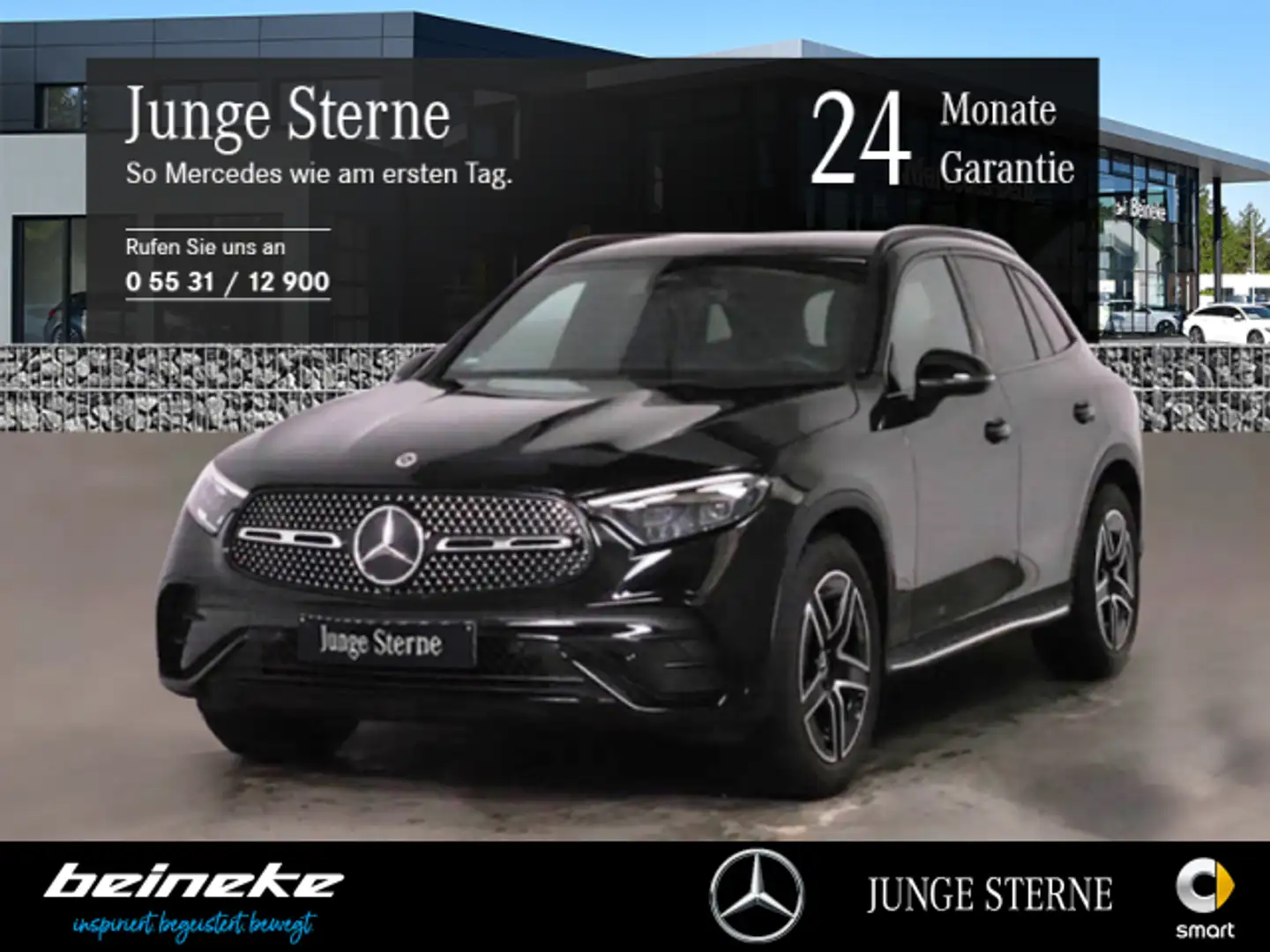 Mercedes-Benz GLC 200 GLC 200 4M AMG Advanced+ Night Digital AHK Distr Noir - 1