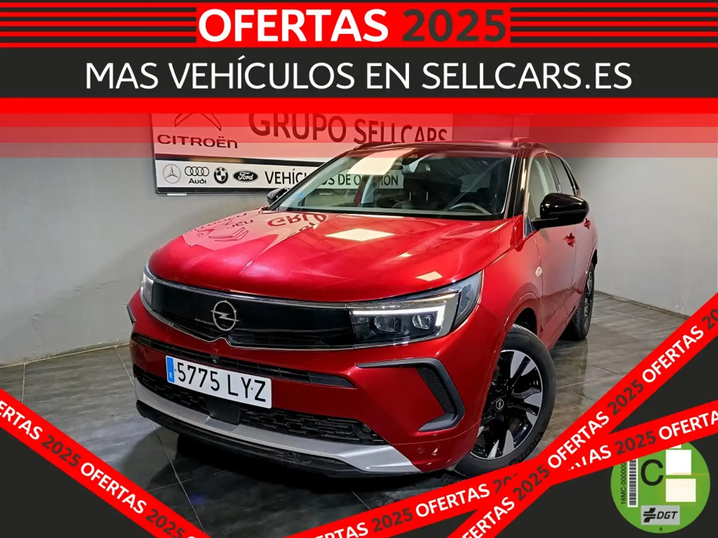 Opel Grandland 1.2T S&S Ultimate 130 Rouge - 1