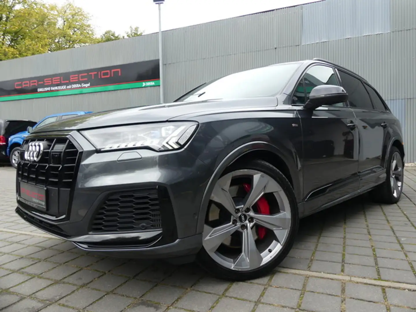 Audi Q7 60 TFSIe quattro S line MATRIX/HUD/S-SITZE/PANO Grau - 2