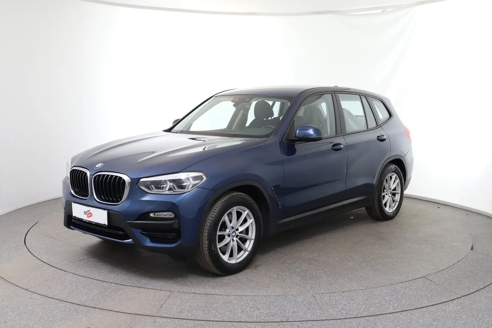 BMW X3 xDrive 25d Aut. LED+LEDER+NAV+FERNLICHTASSIST Blau - 2