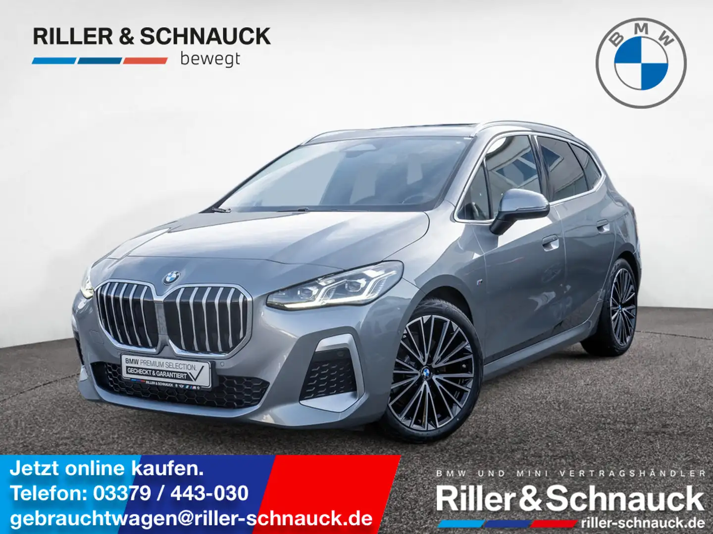 BMW 223 d Active Tourer xDrive M-Sport ACC MEMORY Grau - 1