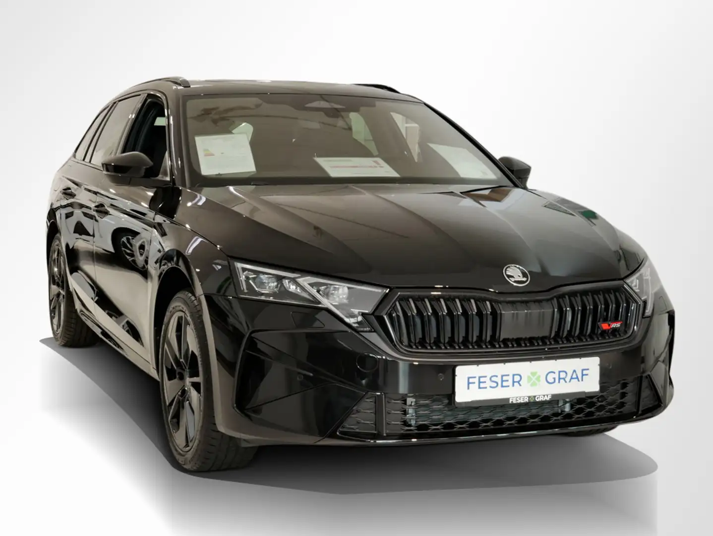 Skoda Octavia Combi 2.0 TSI RS DSG AHK Matrix Pano RüKa Zwart - 2