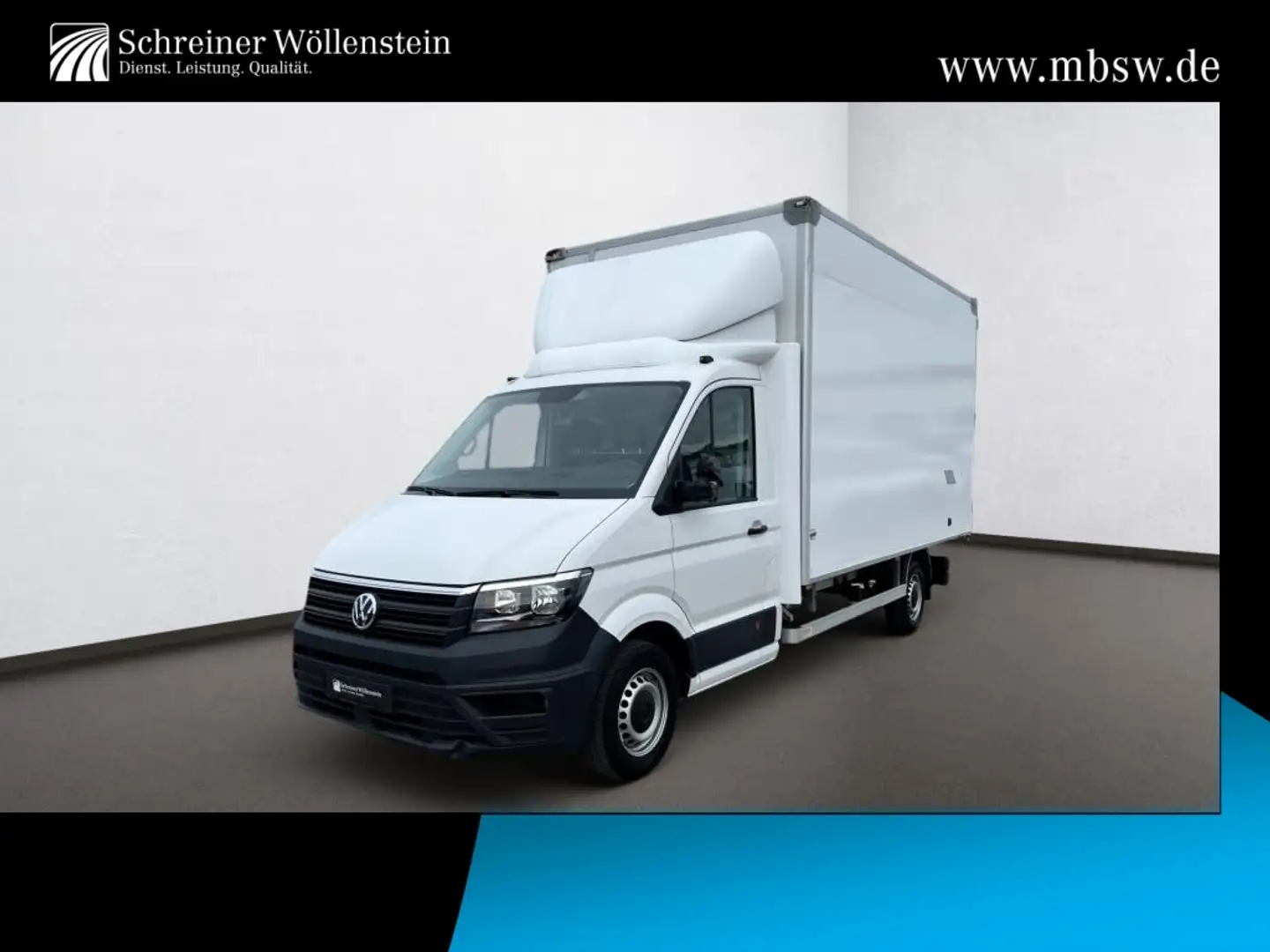 Volkswagen Crafter 35 Koffer L3 Portaltür*Windabweiser*Klim Weiß - 1