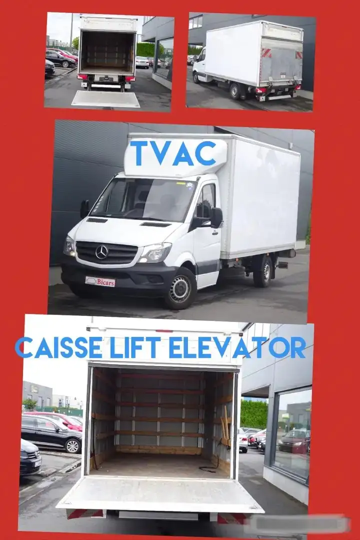 Mercedes-Benz Sprinter 314 CDi 🛗 LIFT CARGO + CAISSE ALU  23.960€ HT Wit - 1