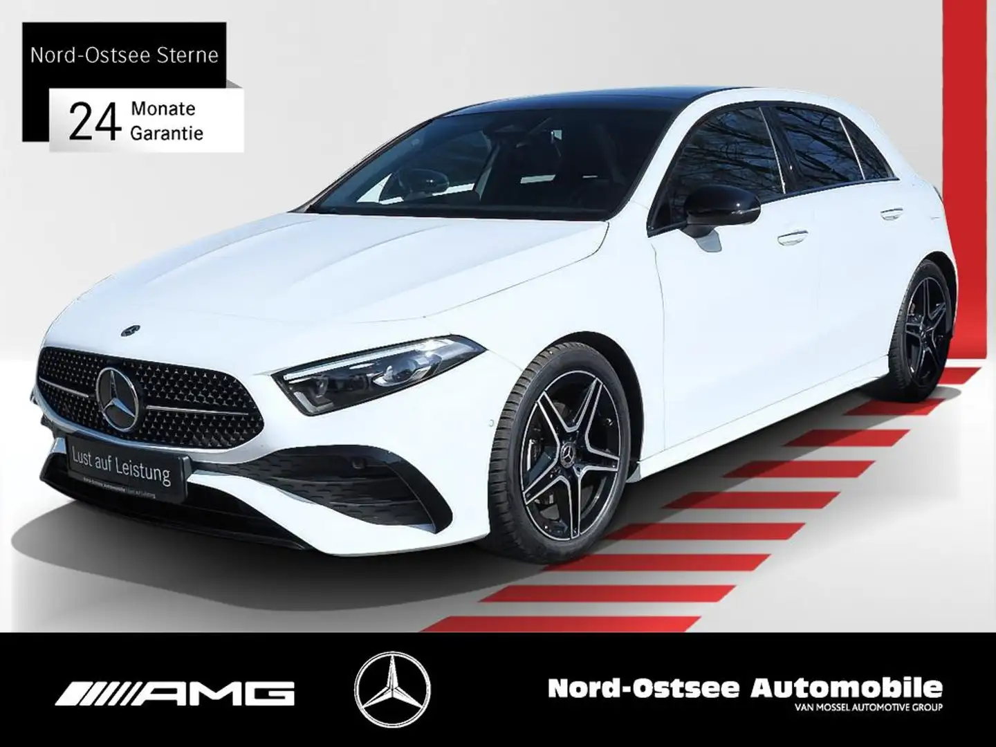 Mercedes-Benz A 180 AMG KAMERA PANO SITZHZG KEYLESS NIGHT Blanc - 1