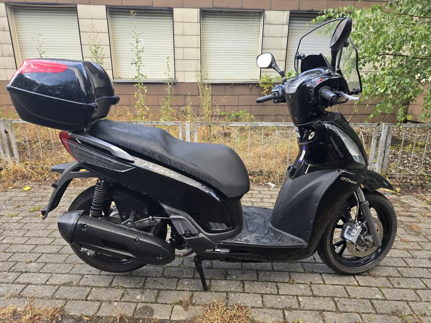 Kymco People GTi 125i Roller mit Koffer und Scheibe Tüv NEU Negro - 1