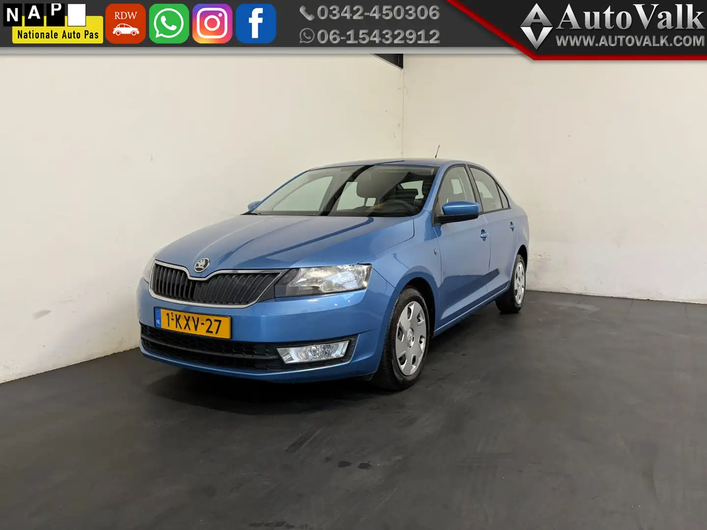 Skoda Rapid/Spaceback 1.2 TSI Greentech Ambition Blau - 1