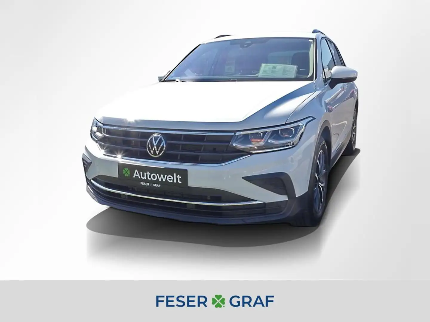 Volkswagen Tiguan Life 2.0 TDI DSG Navi AHK Kamera LED Weiß - 1