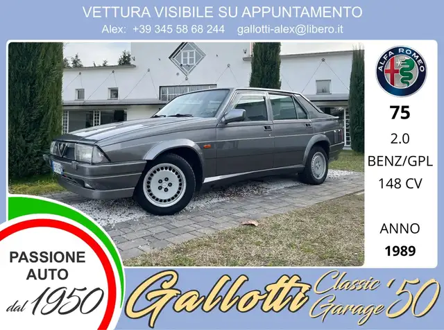 Alfa Romeo 75 2.0 bz/gpl 148cv