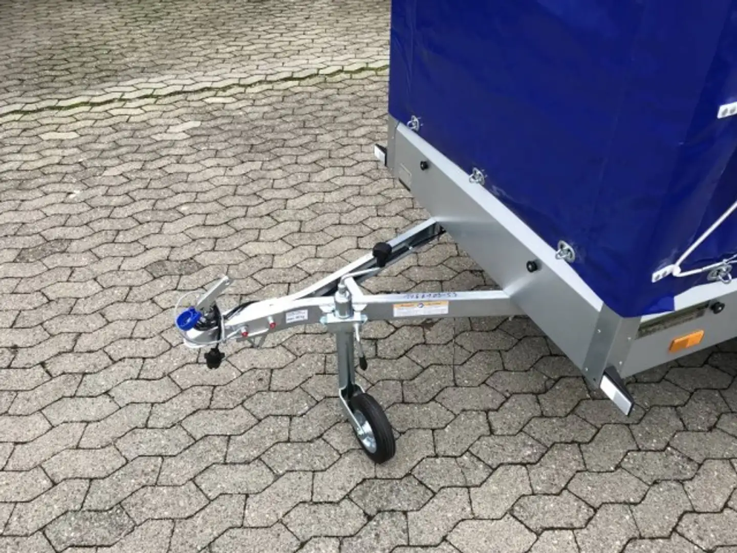 Humbaur Steely mit Hochplane 140 cm, 750 kg 2050x1095x300m Blau - 2