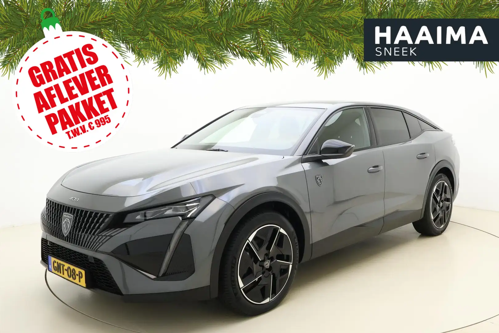 Peugeot 408 1.2 Hybrid 136 e-DCS6 GT | Automaat | 19 inch lich Gris - 1