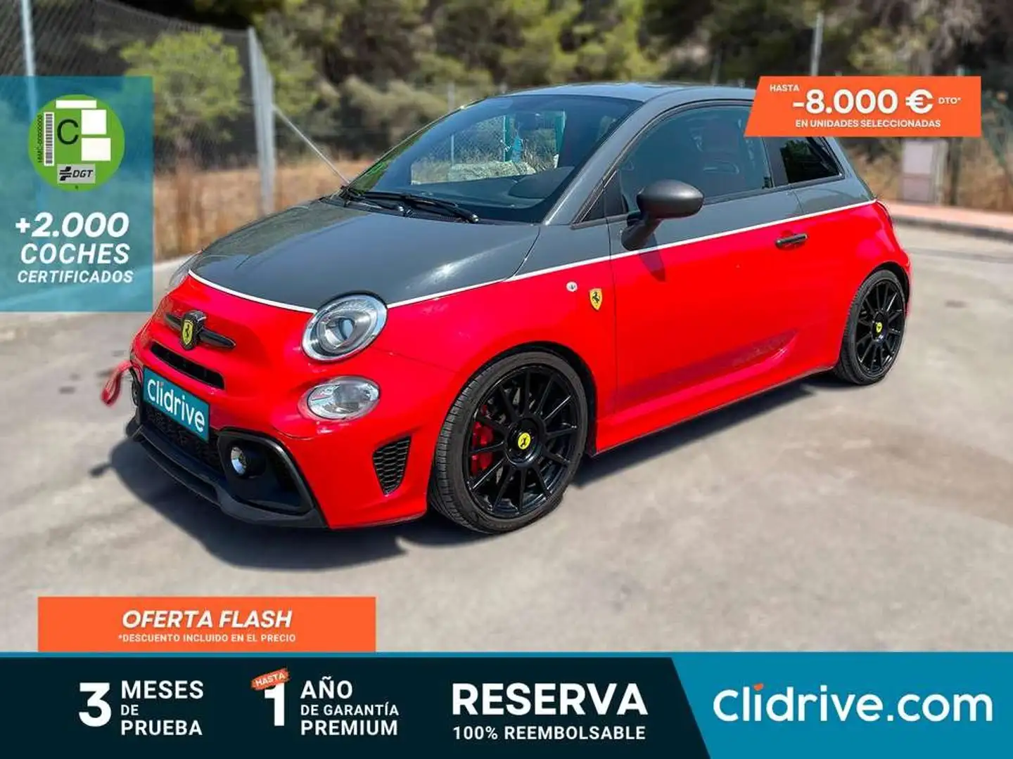 Abarth 500 695 Rivale 1.4 T-Jet 132kW (180CV) Rojo - 1