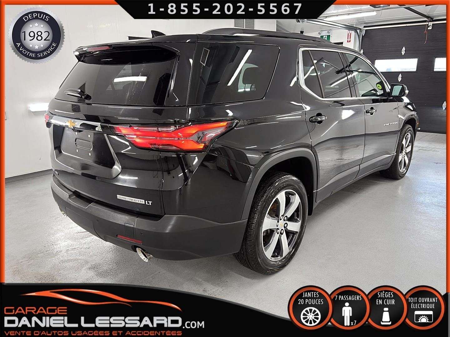 2022 Chevrolet Traverse AWD 3-LT TRUE NORTH, MAG 20PO, TOIT, CUIR, 3.6L — снимка 1