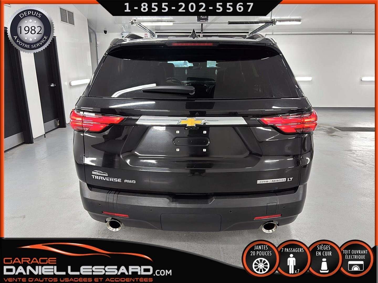 2022 Chevrolet Traverse AWD 3-LT TRUE NORTH, MAG 20PO, TOIT, CUIR, 3.6L — снимка 1