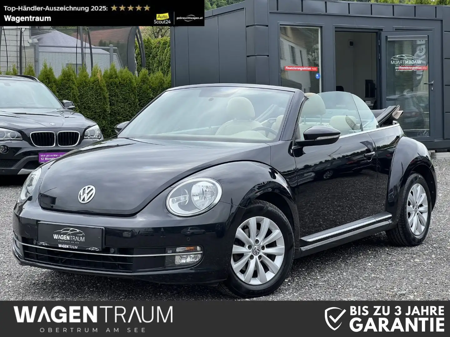 Volkswagen Beetle Cabrio - Leder - Navi - Sitzheizung Schwarz - 1