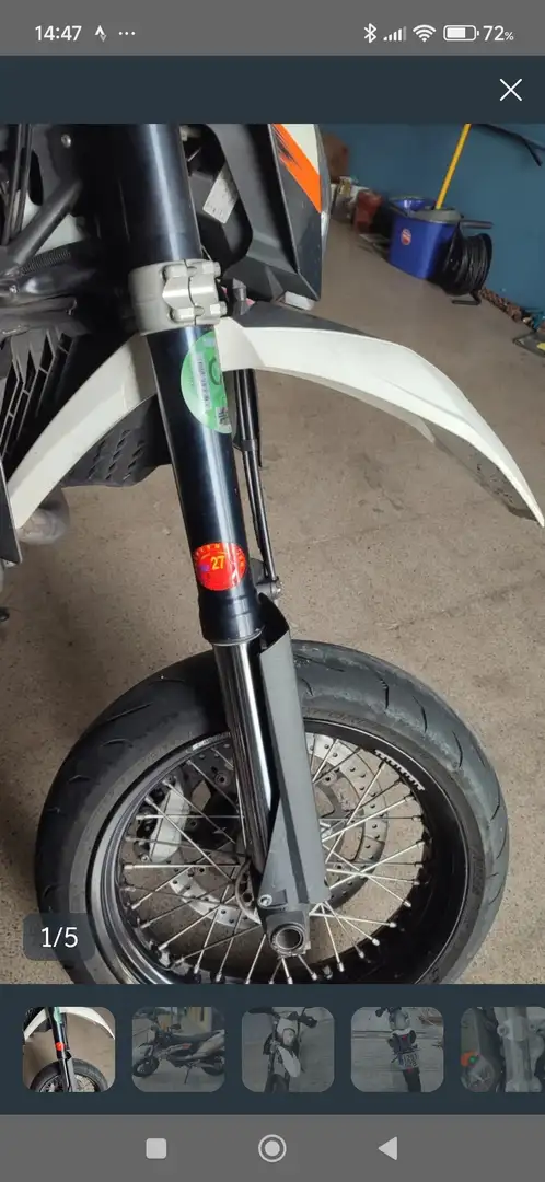 KTM 690 SMC Blanco - 1