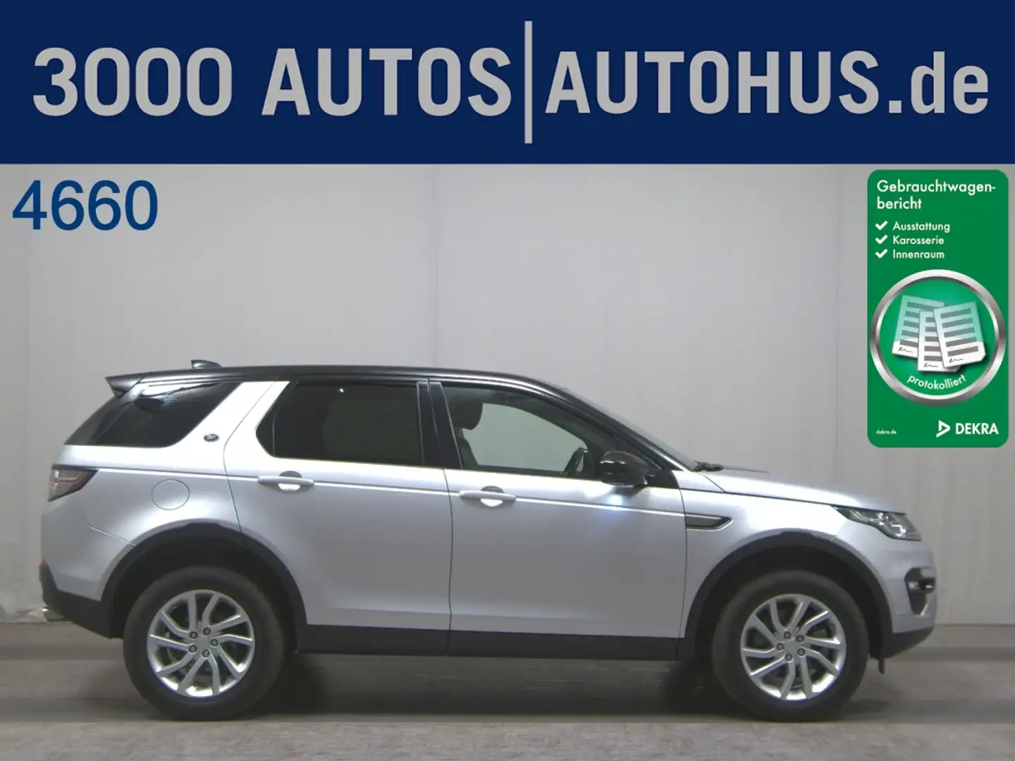 Land Rover Discovery Sport 2.0 TD4 Xenon Navi AHK RFK Sound Silver - 1
