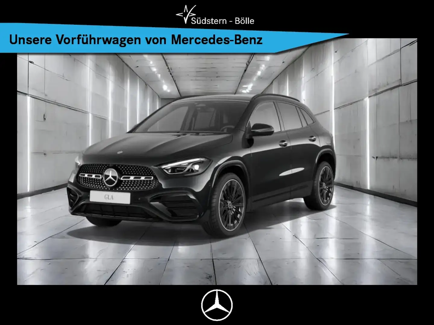 Mercedes-Benz GLA 220 4M +AMG+SHZ+AMBIENTE+PANO-DACH+AHK+PDC Schwarz - 1