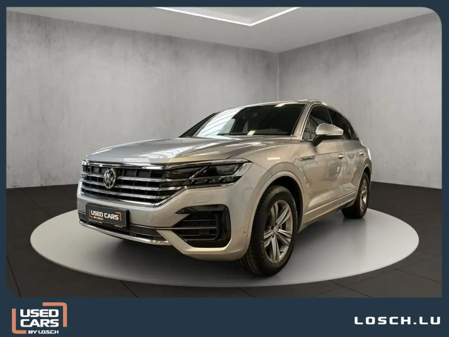 Volkswagen Touareg R-Line+4M+Aut8+TDI+AHK Gümüş rengi - 1