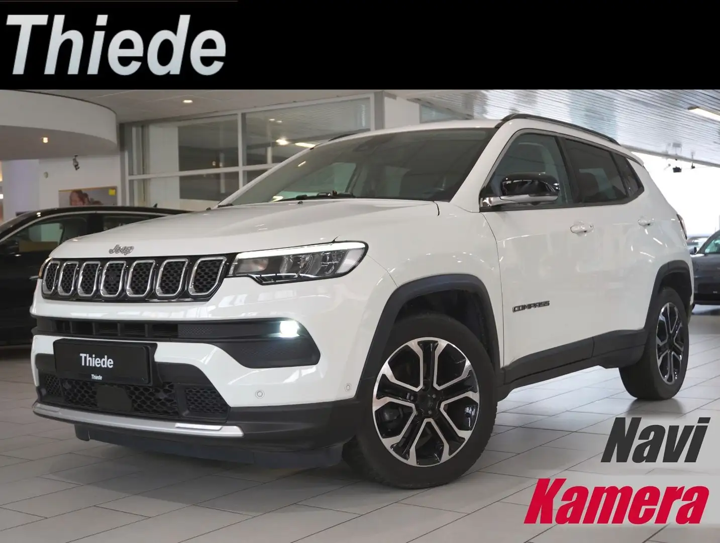 Jeep Compass 1.3T GSE LIMITED NAVI/LED/360°/VIRT/DAB+ Weiß - 1
