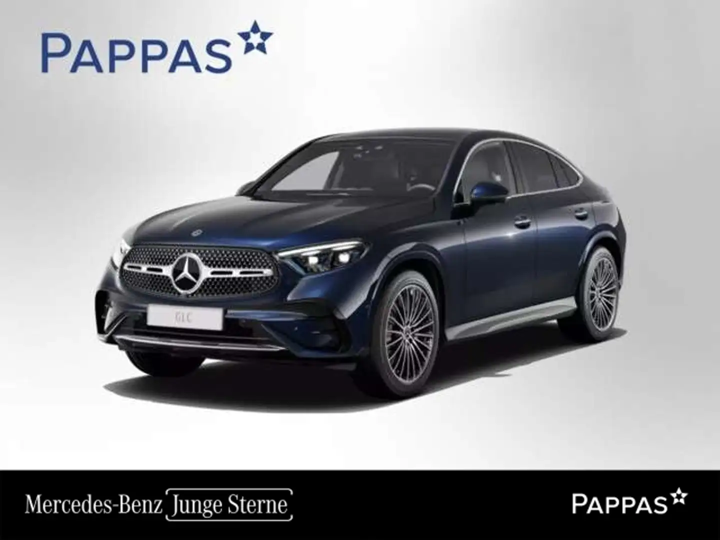 Mercedes-Benz GLC 220 d 4MATIC Coupé HUD Cam AHK Totw PTS SHZ Blau - 1