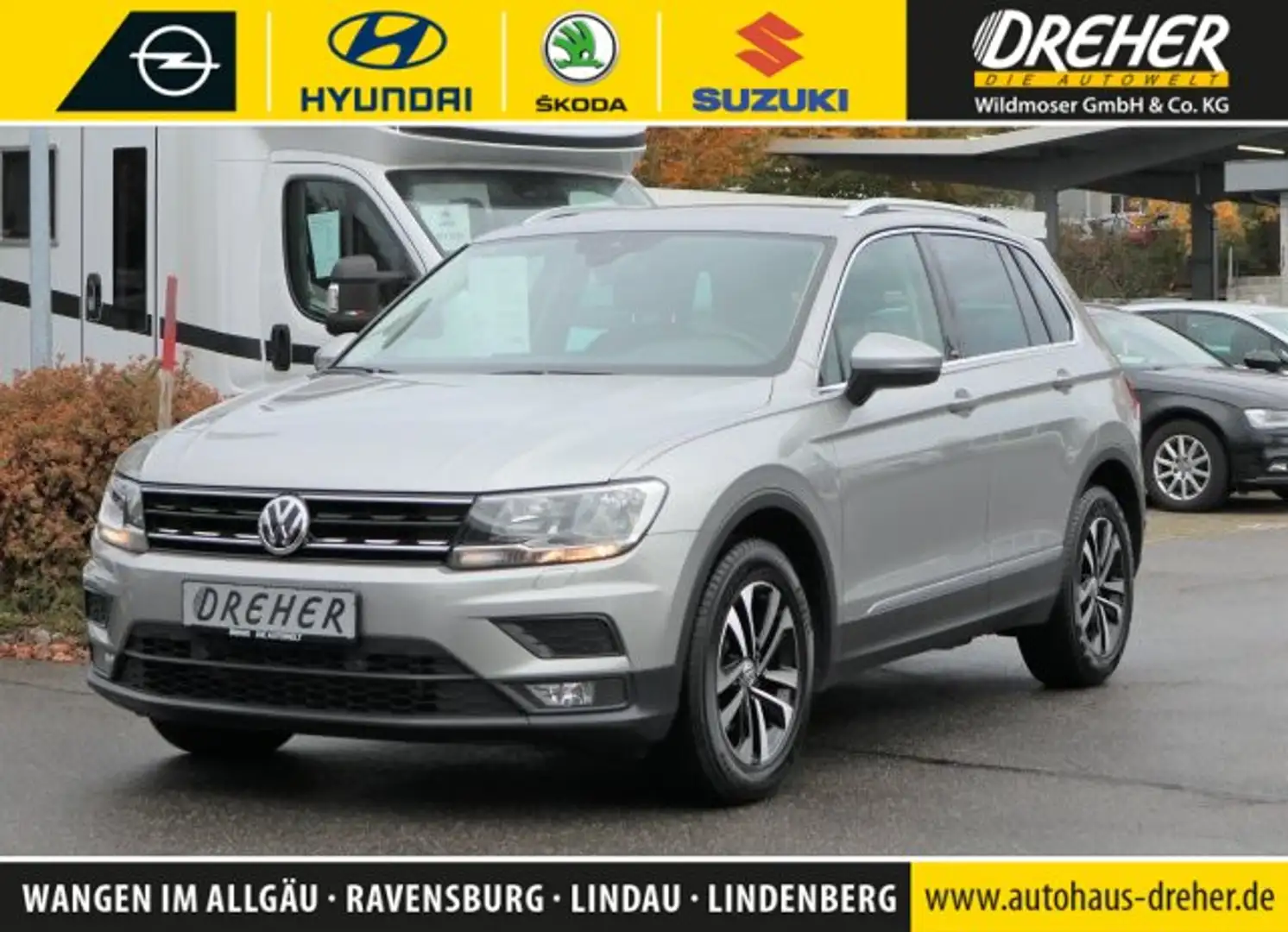 Volkswagen Tiguan Tiguan 2.0 TDI Comfortline Navi/Sitzhzg./AHK/LM BC Zilver - 1