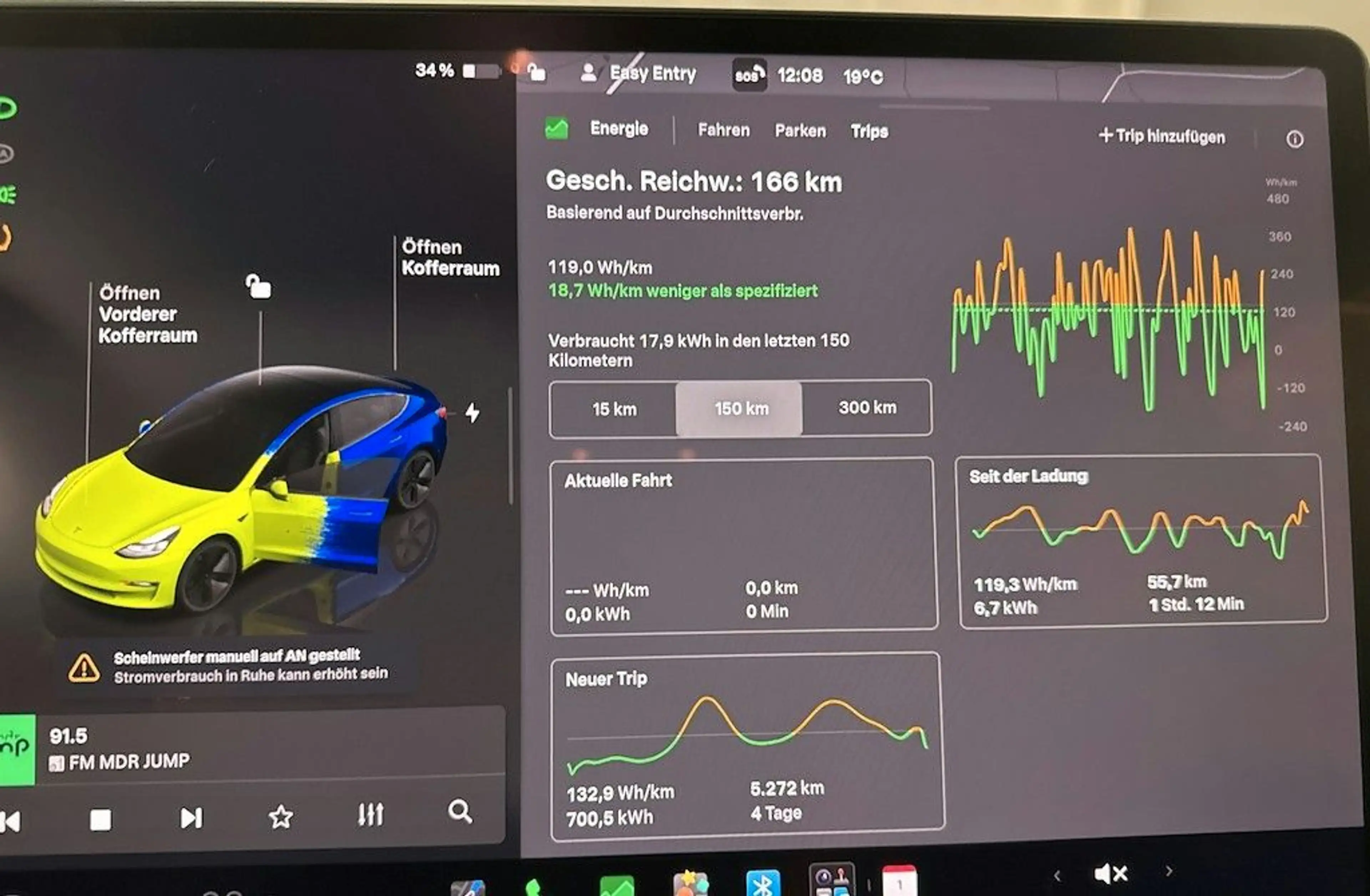 Tesla Model 3 Basis RWD # erst 29 tkm SOH = 94,3 % — photo 9