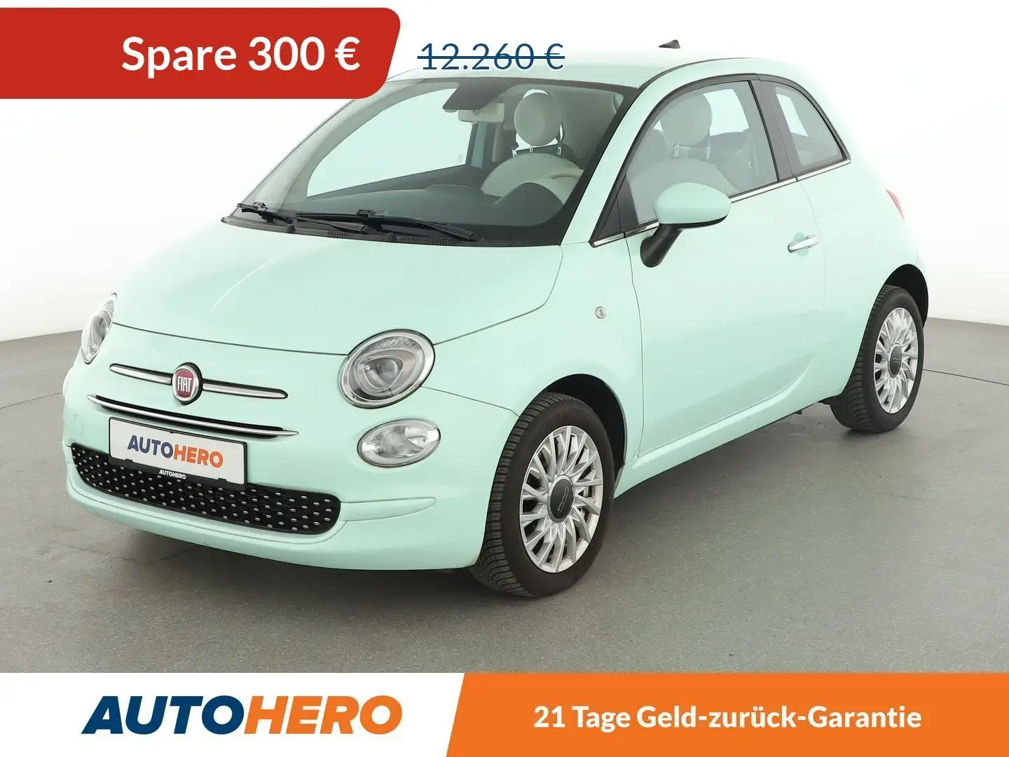 Fiat 500 1.2 Lounge *TEMPO*PDC*KLIMA*GARANTIE* Grün - 1