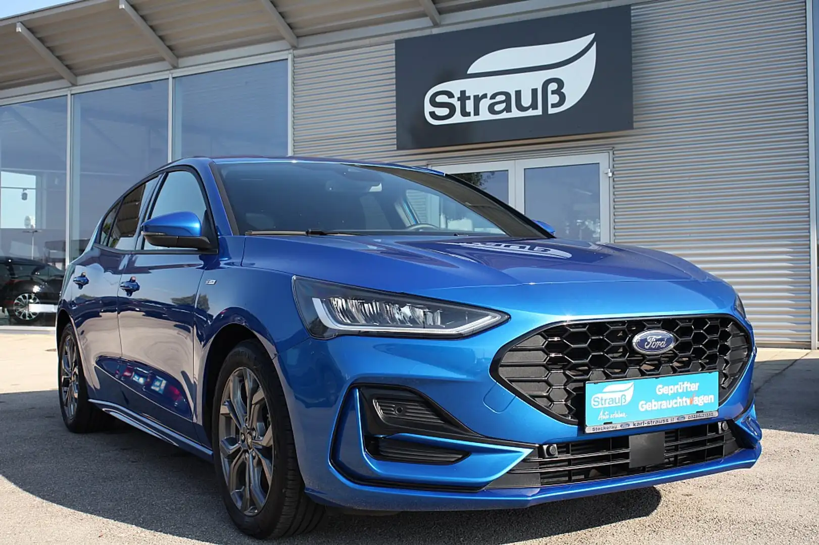 Ford Focus 1,0 EcoBoost Hybrid ST-Line Aut. Bleu - 1