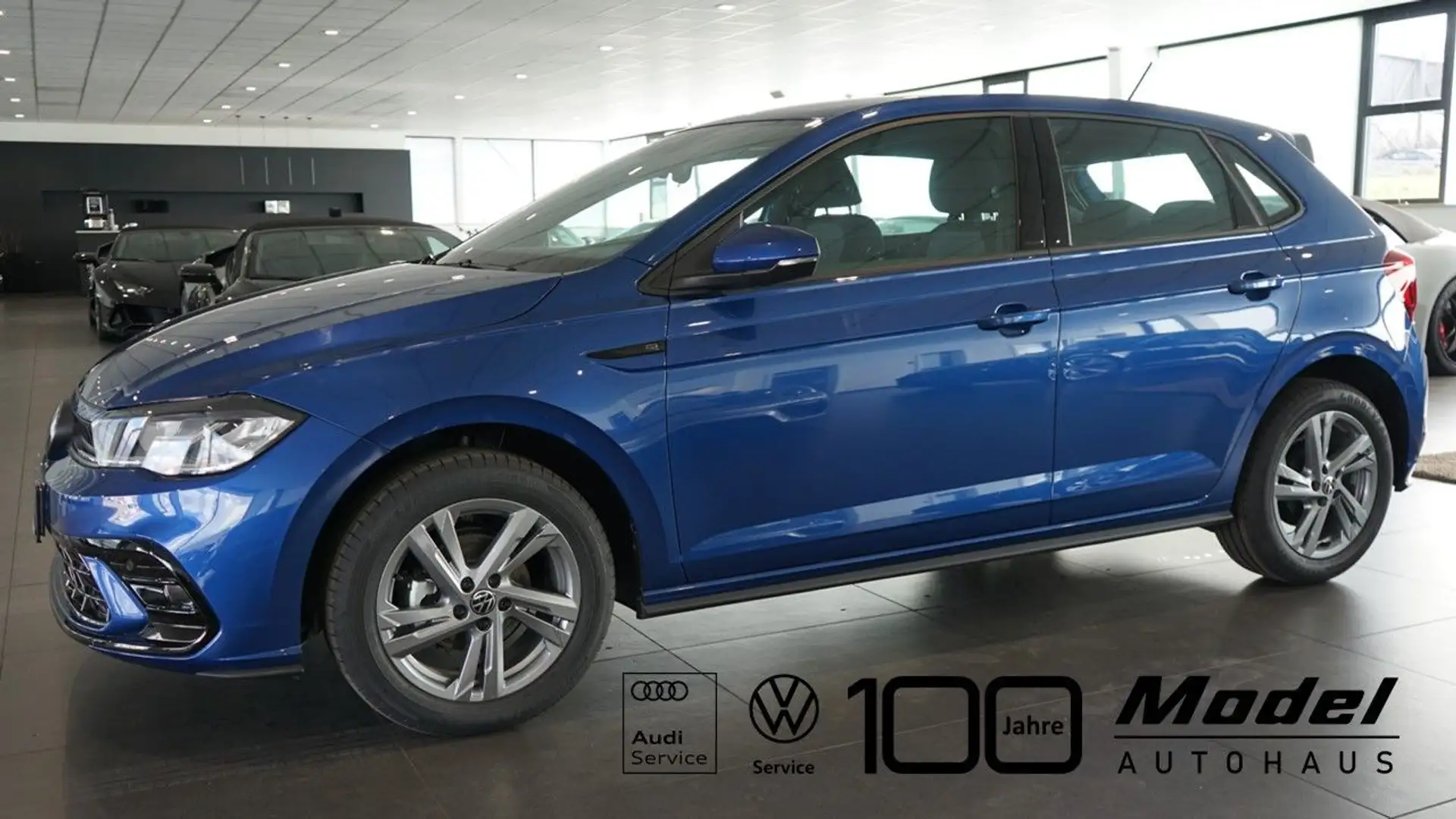 Volkswagen Polo 1.0 TSI R-Line | Climatronic | LED | ACC Blau - 1